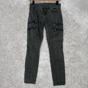 Blank NYC zippered Army‎ green Pants - 25x27